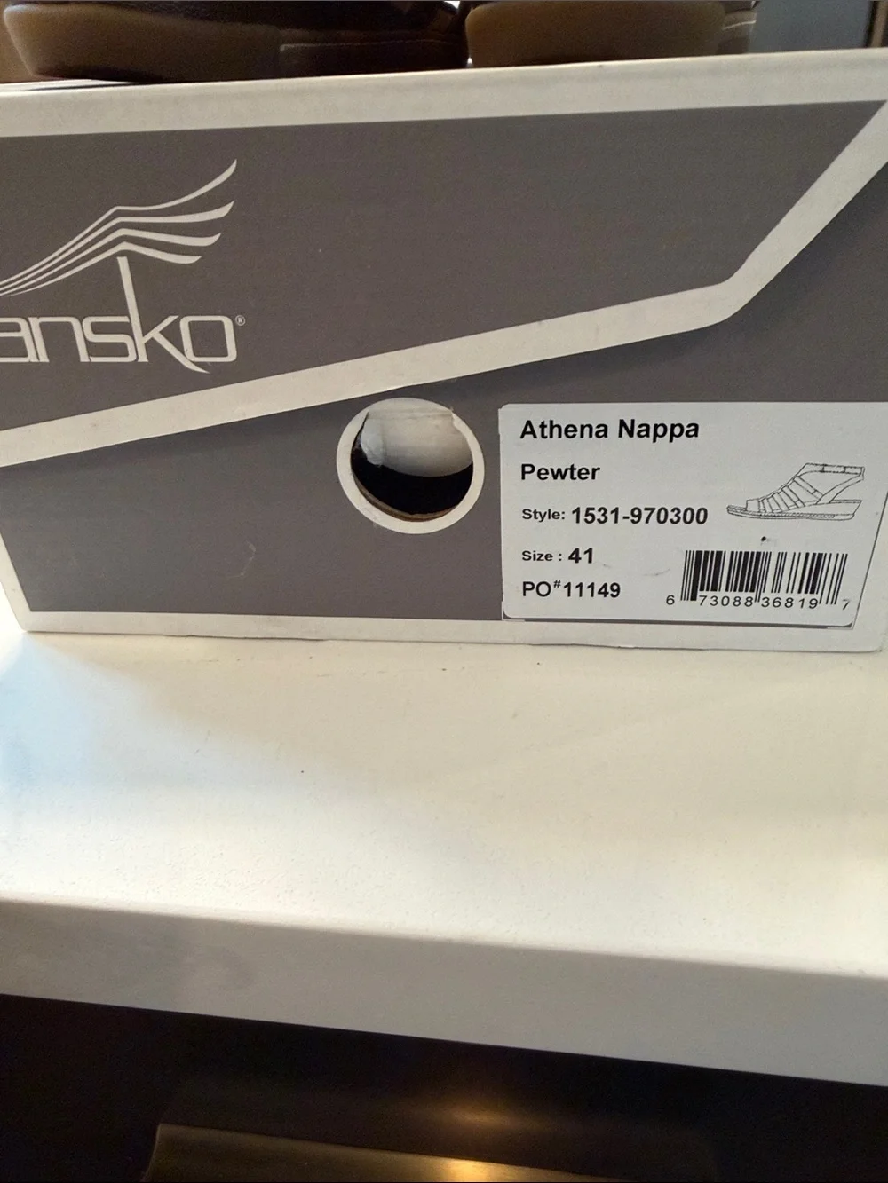 Dansko Metallic Bronze Strappy Wedge Sandals